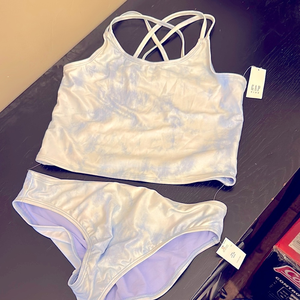 GAP blue Tie-Dye Bikini Set XXL (14-16) plus